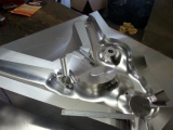Large attribute checking fixture, 5-axis CNC machined complete.